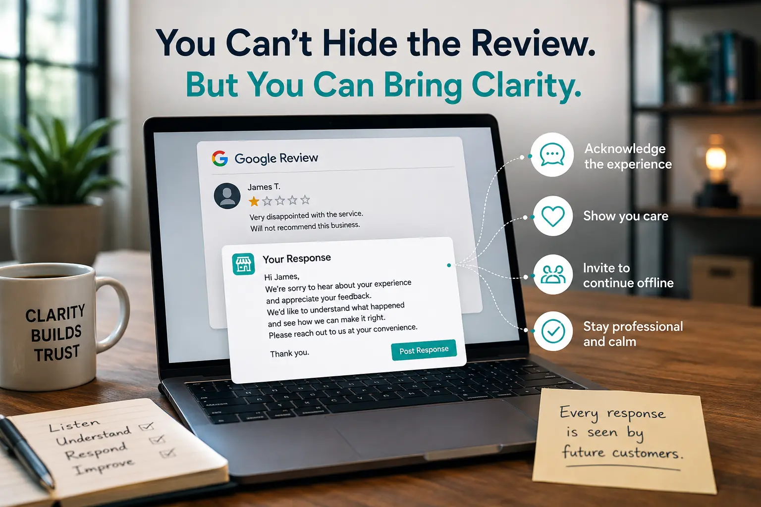 how to respond to negative google reviews